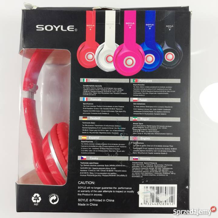 Słuchawki SOYLE SY981 PLUS Lombard Nowa Sól