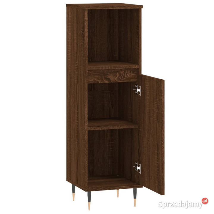 Szafka łazienkowa brązowy dąb 30x30x100 WM831555 Warszawa