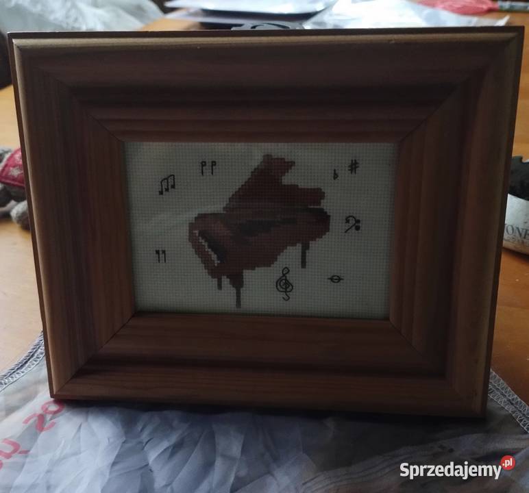 Obraz ręcznie chawtowany