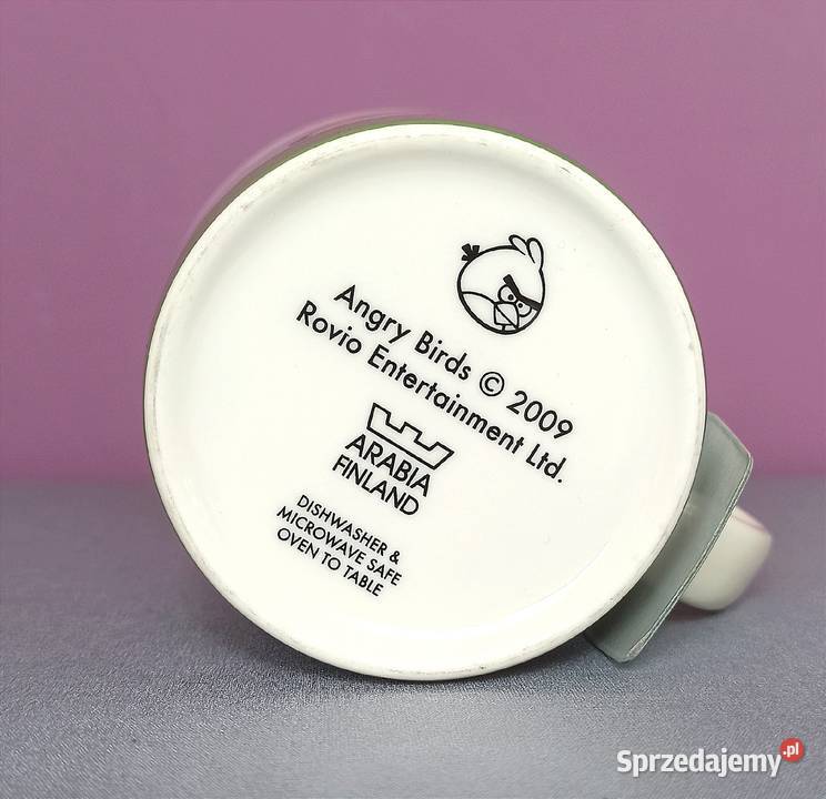 ANGRY BIRDS kubek z koroną Arabia Finland CHUCK Jasień sprzedam