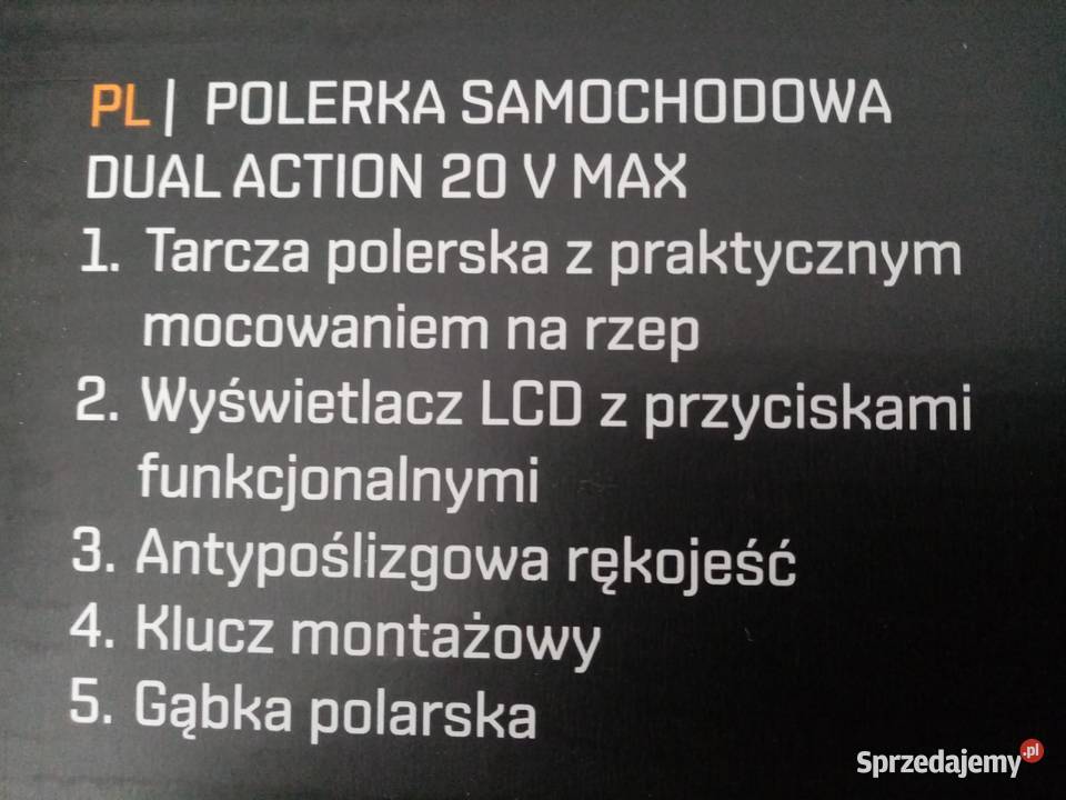 Polerka akumulatorowa mimośrodowa Nowawalizka Wieliczka sprzedam