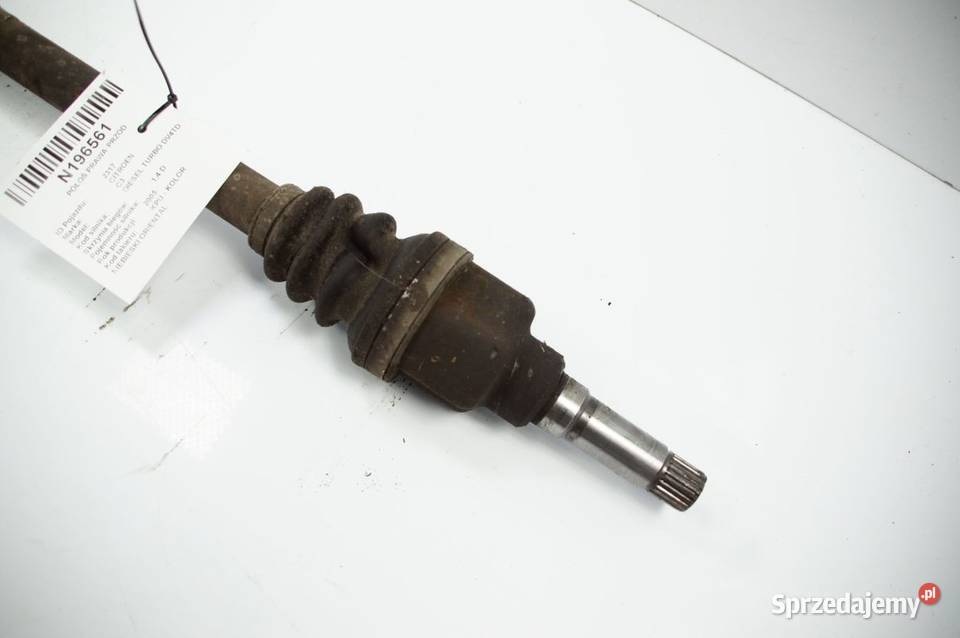 PÓŁOŚ PRAWA PRZÓD CITROEN C3 9650624180 Motoryzacja