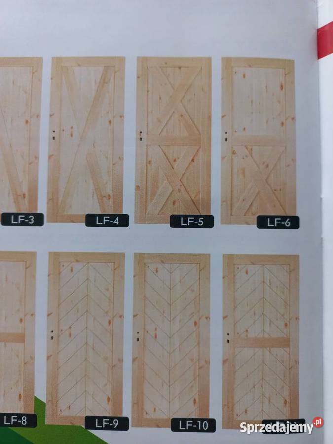 Drzwi drewniane wewnętrzne góralskie Nowy Targ