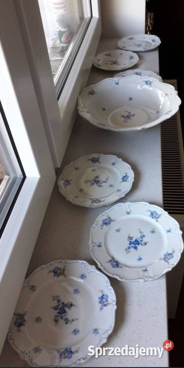 Reichenbach duża misa i 6 talerzyków piękne Porcelana i szkło Gryfino