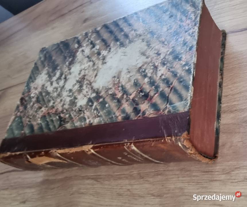 Stara Niemiecka książka Religijna 1849 r Nisko