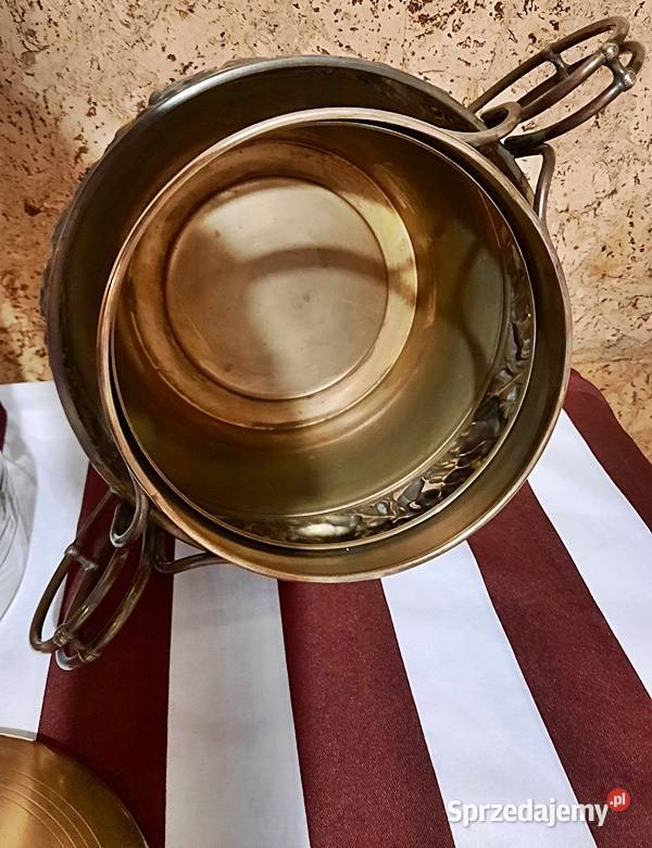 Naczynie mosiężne do ponczu Ostrów Wielkopolski