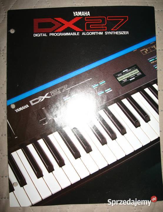Yamaha DX27 broszura informacyjna Kępice sprzedam