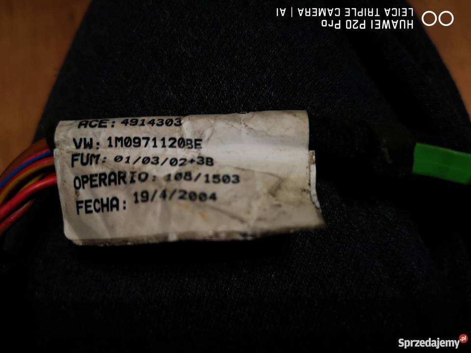 Wiązka Przewody drzwi szyb Seat Leon 1M0 971 120