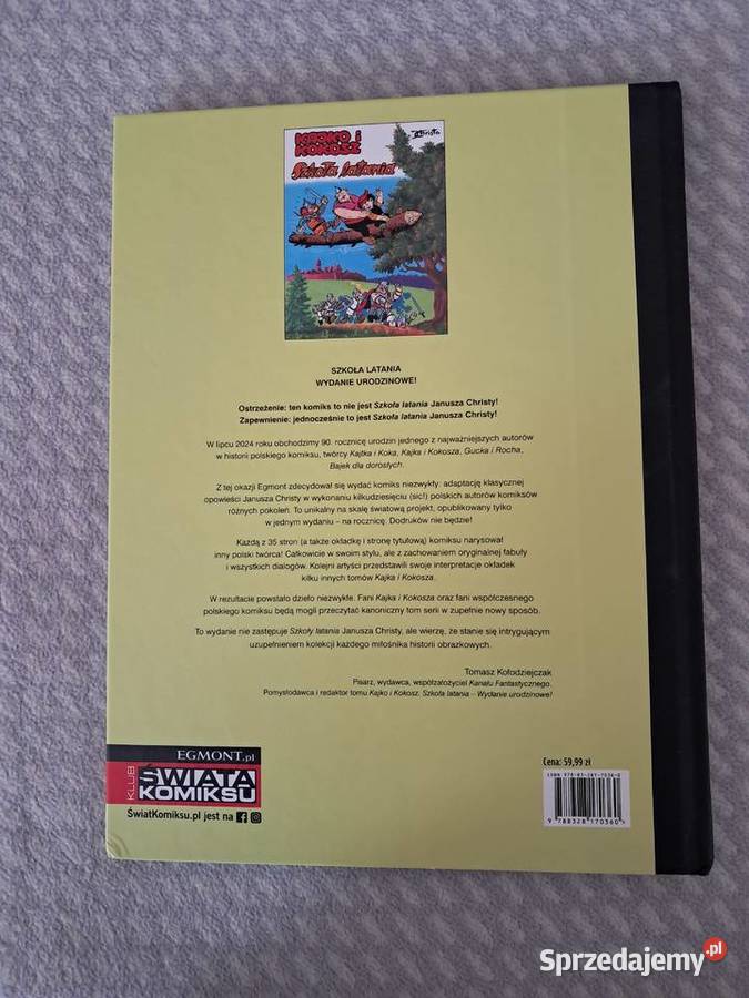 Książka komiks Kajko i Kokosz Szkoła latania wg ISBN 9788328170360 małopolskie Kraków