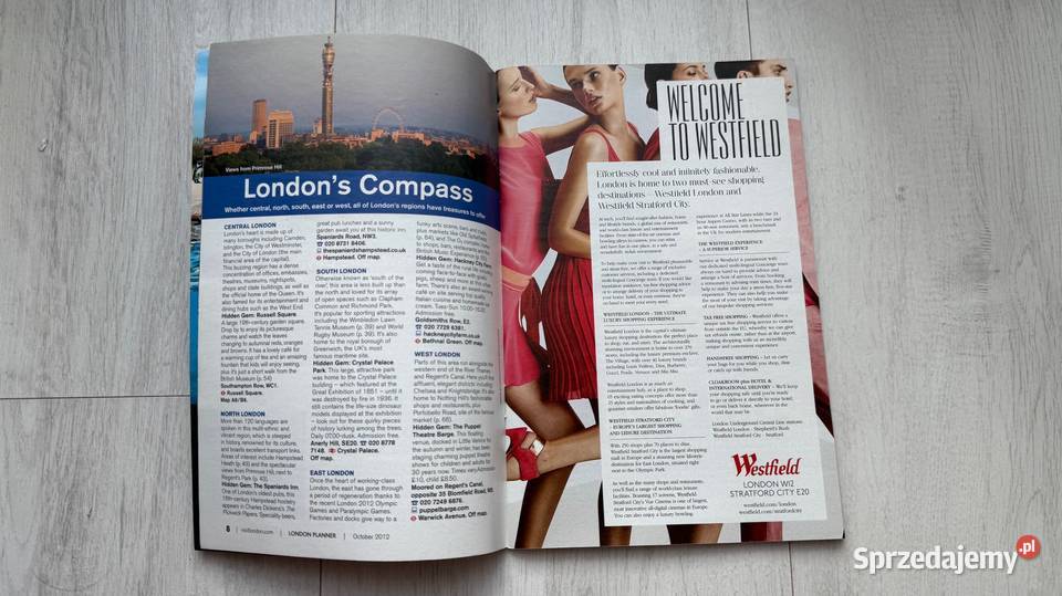 NOWA Książka język Angielski London Planner Łódź