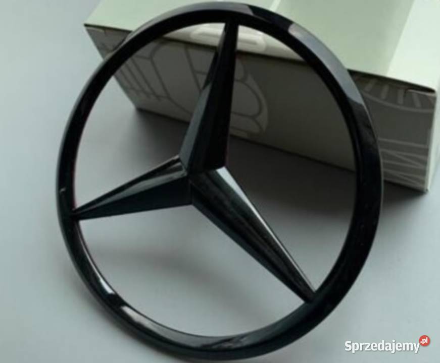 NOWA gwiazda emblemat klejany Mercedes czarny lubelskie sprzedam