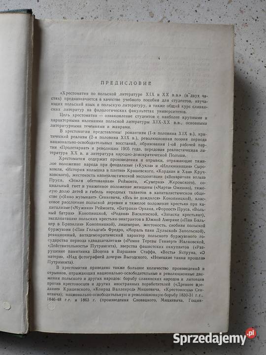 Wypisy z literatury polskiej XIXXX wieku Wydanie Książki naukowe i popularnonaukowe Kościan