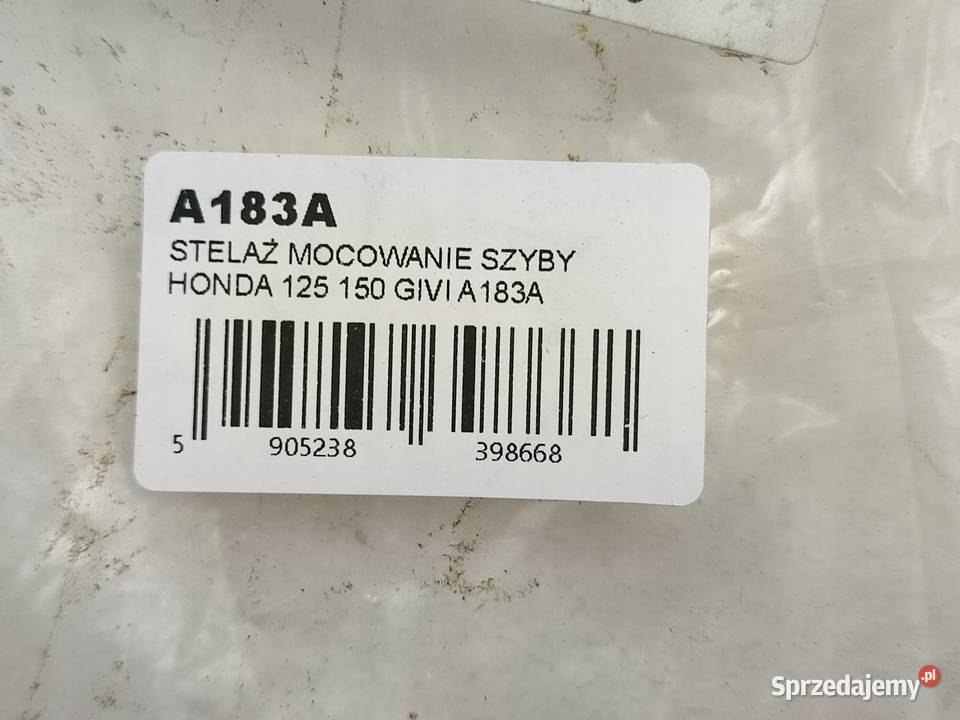 STELAŻ MOCOWANIE SZYBY HONDA 125150 20002008 lubelskie