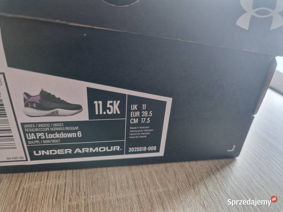 Buty dziecięce Under Armour 285 Białystok sprzedam