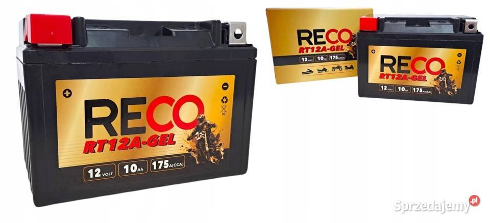 AKUMULATOR MOTOCYKLOWY RECO RT12A CT12ABS FB12A Gniezno