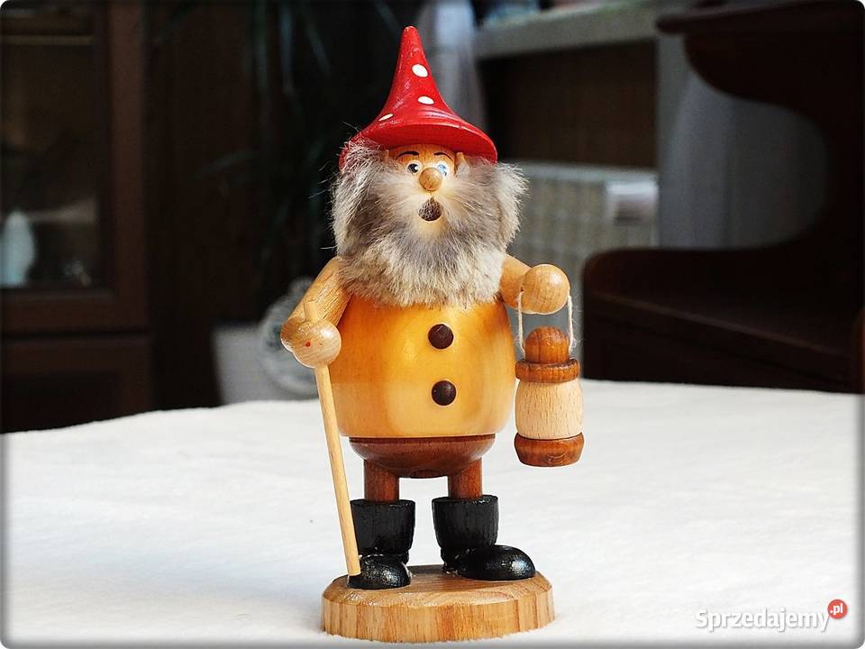 Mały Leśny Krasnal Kolekcjonerska Figurka Żary sprzedam