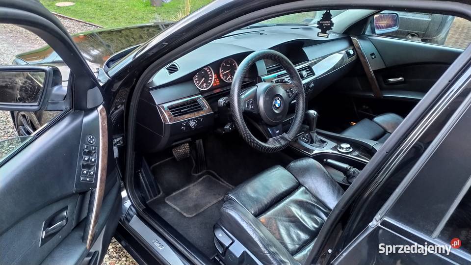 BMW E60 530D Czarny Sedan Automat Alufelgi 18