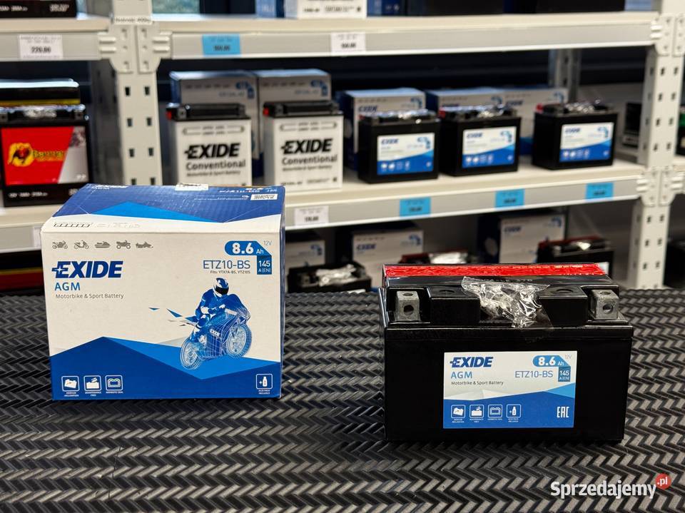 Akumulator EXIDE 12V 86 Ah ETZ10 BS YTZ10B osobowe Jasło sprzedam