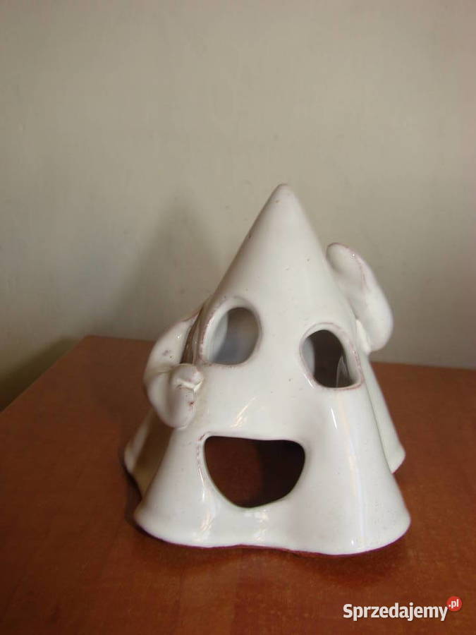 Duch ceramiczny świecznik pomorskie Pruszcz Gdański