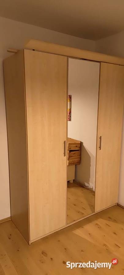 Szafa 3 drzwiowa z lustrem Szafy i garderoby Dom i Ogród Poznań