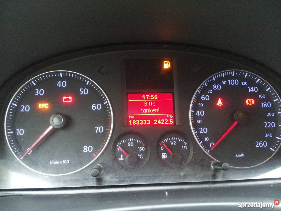 VW Touran 16 FSI komputer pokładowy