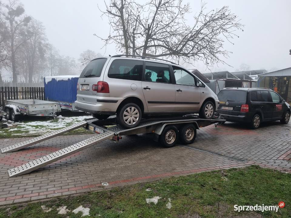 wypożyczenie lawety wynajem przyczepki przewóz Wojnowice