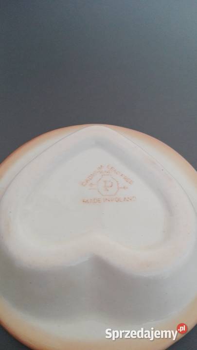 Popielniczka serce porcelit Pruszków podlaskie Warpechy Stare sprzedam