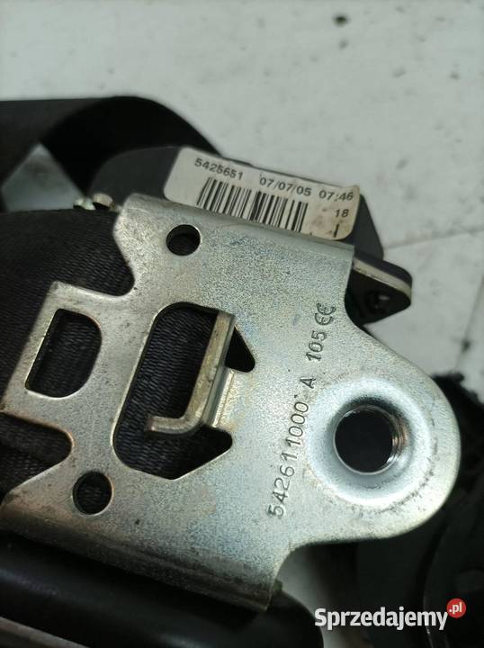 PAS BEZPIECZEŃSTWA LEWY PRZÓD KIEROWCY 5425651 sprzedam