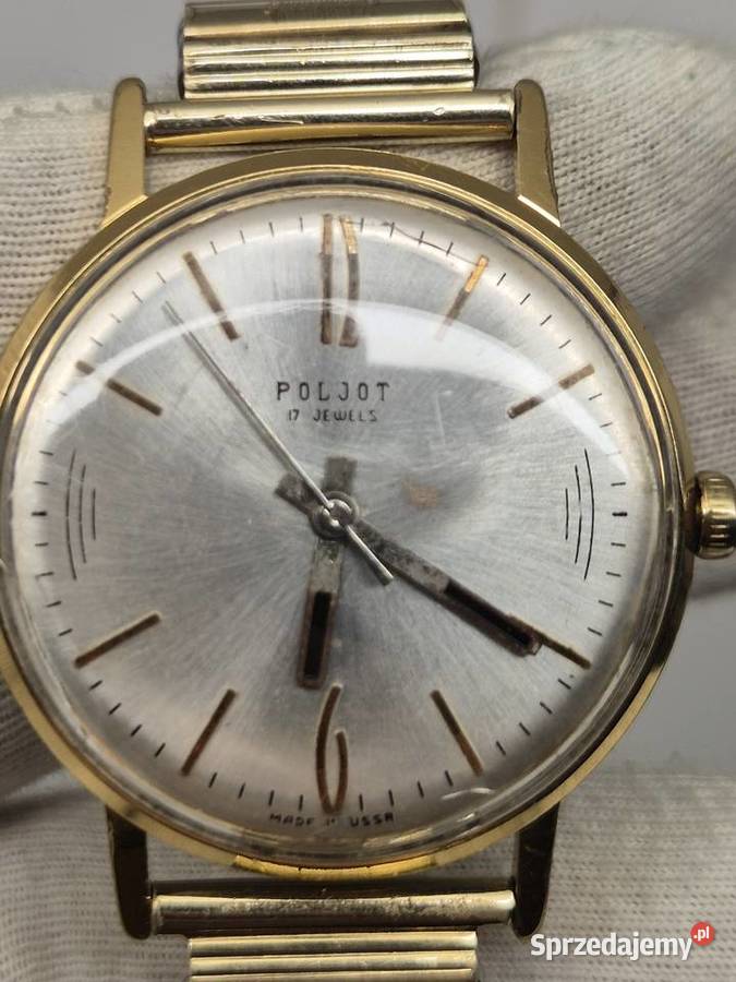 Męski zegarek Poljot garniturowiec Au20 Męskie Chorzów