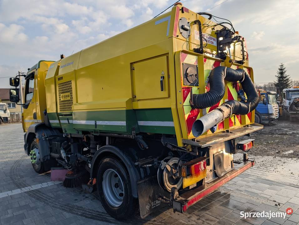 Zamiatarka uliczna DAF LF 55 220 SCARAB MISTRAL żółty Ropczyce sprzedam