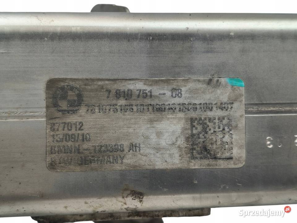 CHŁODNICA SPALIN BMW E90 E91 20 D 7810751 osobowe