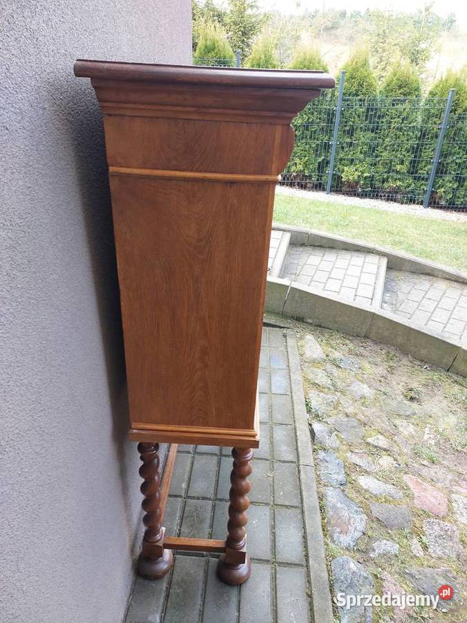 Stary eklektyczny kabinet barek kredens pomorskie Tczew