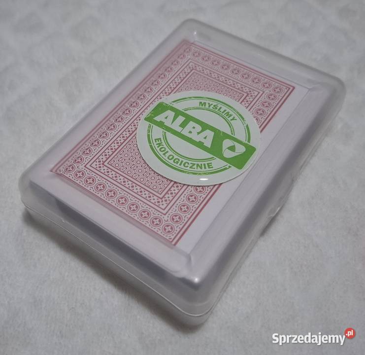 Talia kart 54 karty do gry w plastikowym pudełku Czeladź