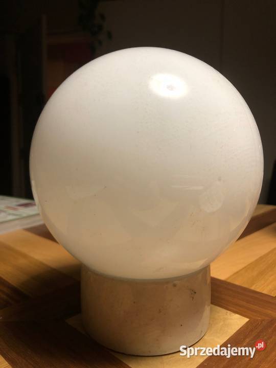 Stara lampa wisząca mleczna PRL Polska Poznań sprzedam
