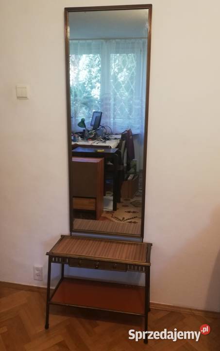 Etażerka PRL stolik z lustrem Warszawa