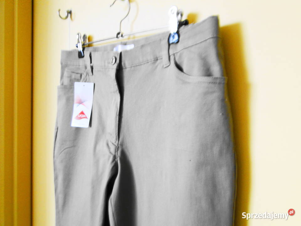 Nowe spodnie z metkami BonPrix beżowe 40 mazowieckie Warszawa