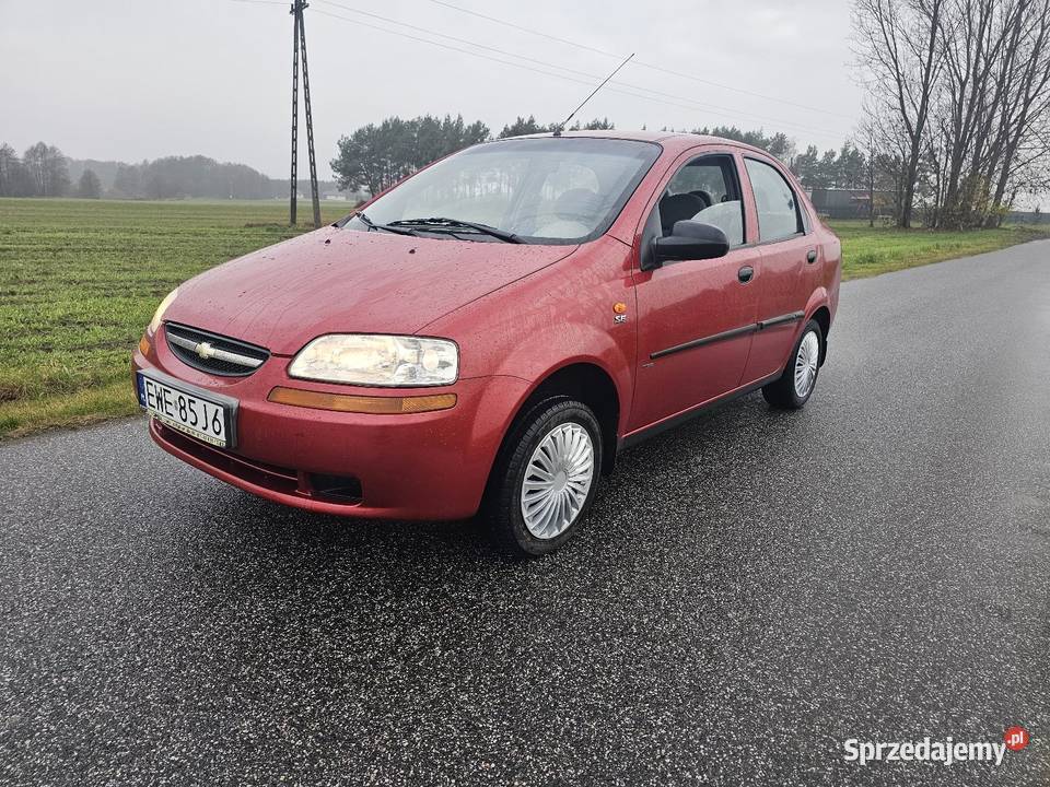 Chevrolet Aveo 14 8v niski przebieg polski salon Chotynin