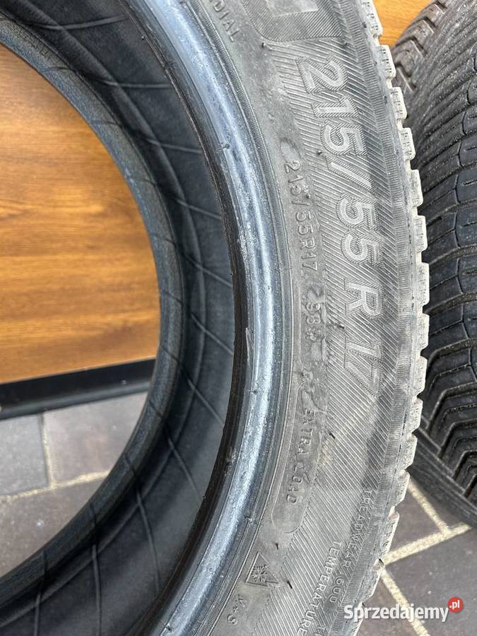 Opony zimowe Michelin 2021r 21555 R 17 wielkopolskie