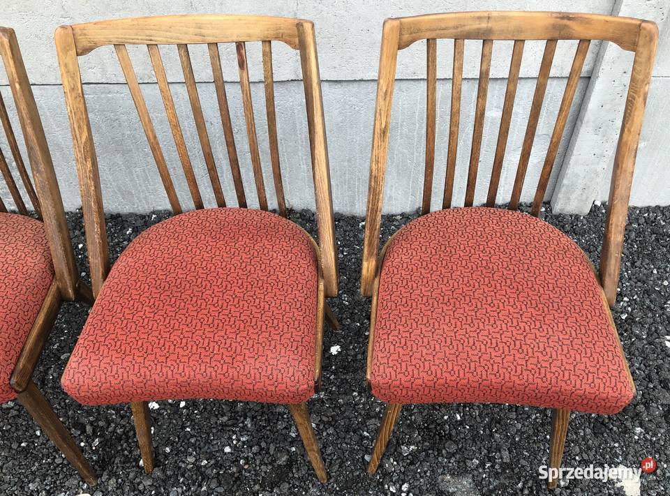Komplet 4 krzeseł proj A Suman TON Kłodzko sprzedam