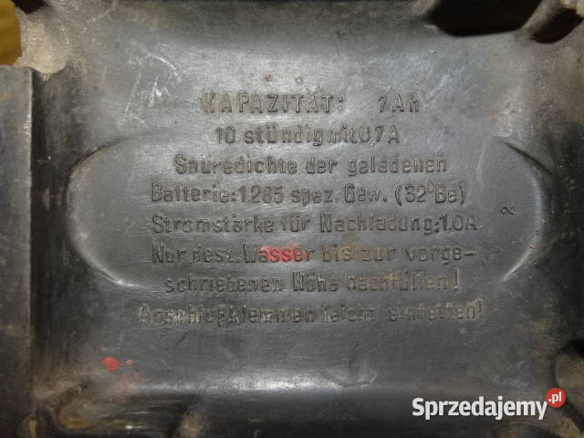 akumulator bakelit 6 volt AWO Simson IFA BK MZ