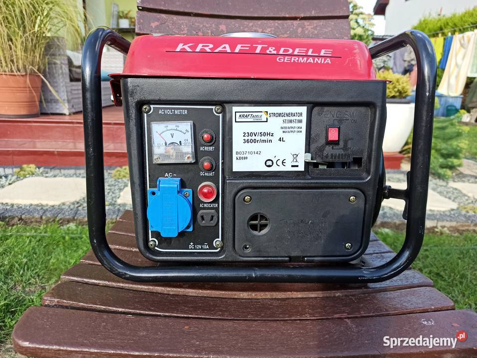 Agregat prądotwórczy KRAFTDELE 1200W 12230V