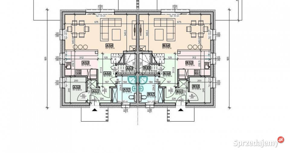Sprzedaż dom zabbliźn 9330m2 stan developerski Górki