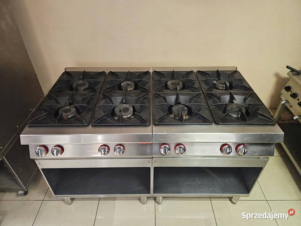 Kuchnia gazowa 8 palników Angelo 190FAAFOMO 2 x Góra