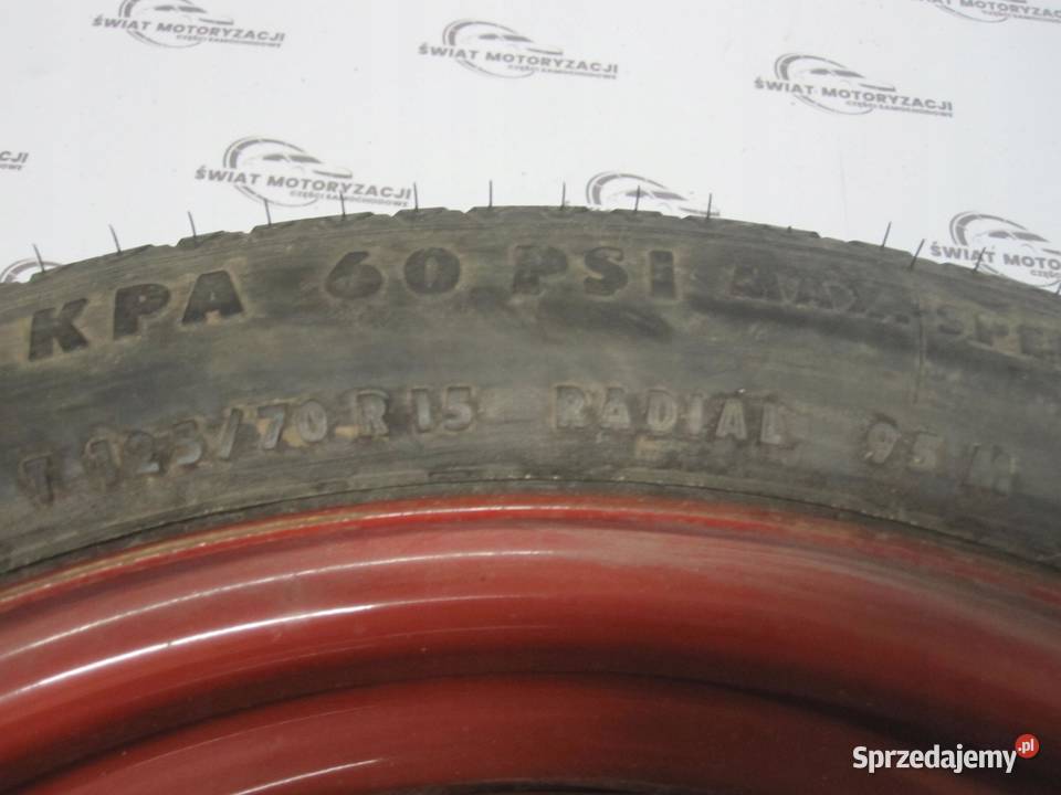 HONDA CIVIC VII koło dojazdowe 1257015 95M 4x100 Koła dojazdowe