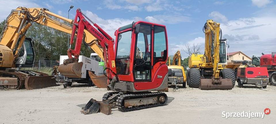 Minikoparka YANMAR SV 16 17t 14r SV 18 20 22 VIO dolnośląskie Sułów sprzedam