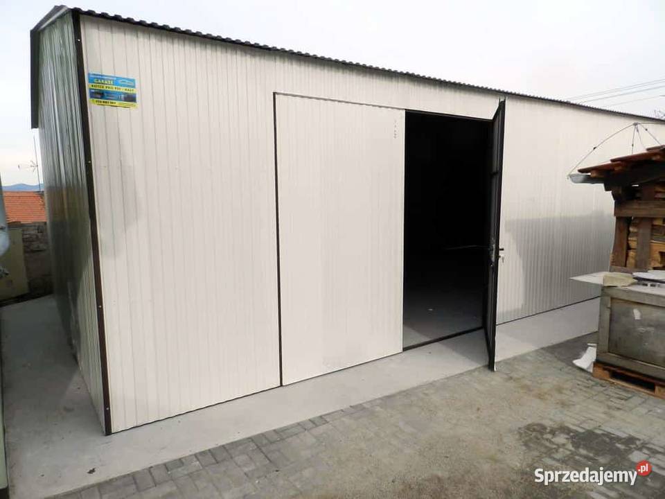 Blaszana montowana hala 612 m biała Kraków