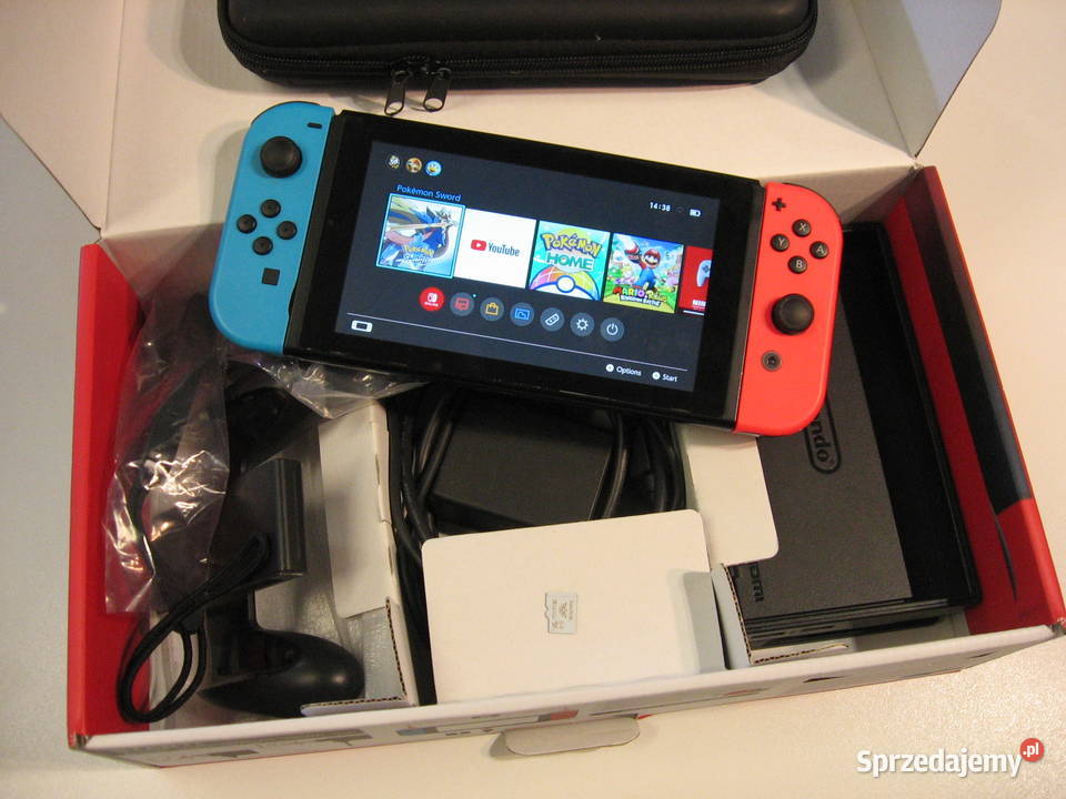 Konsola Nintendo Switch Karta 64GB Futerał Konsole i automaty Opole
