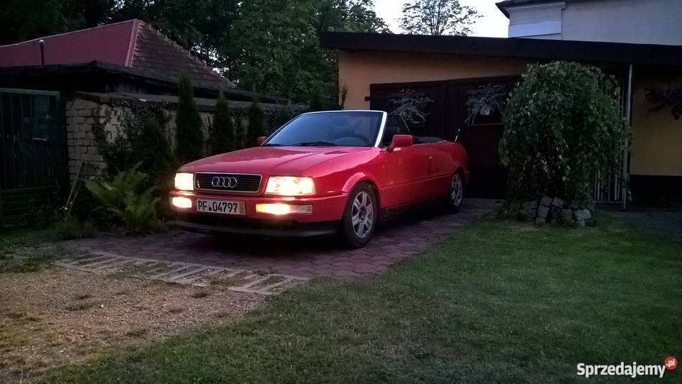 audi 80 cabrio 1997r poj 2000 ben gaz nowe światła przeciwmgłowe śląskie