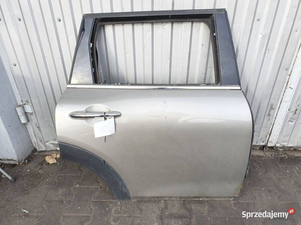 DRZWI PRAWE TYŁ MINI CLUBMAN F54 MELTING SILVER Części samochodowe Lipno