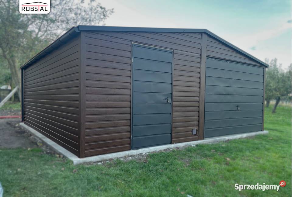 Garaż Blaszany Blaszak dwuspadowy drewnopodobny Radom